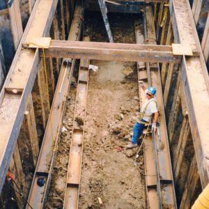 Water-tight Excavation for the Installation of Treatment Media in Funnel-and-Gate System, Denver, CO
